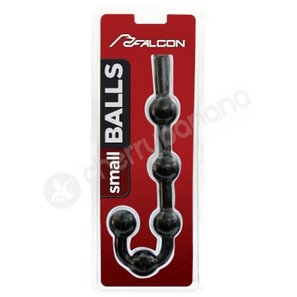 Falcon Balls Black Small Anal Cord