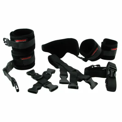 Liberator Black Label Bed Buckler Restraint System Microfiber Midnight