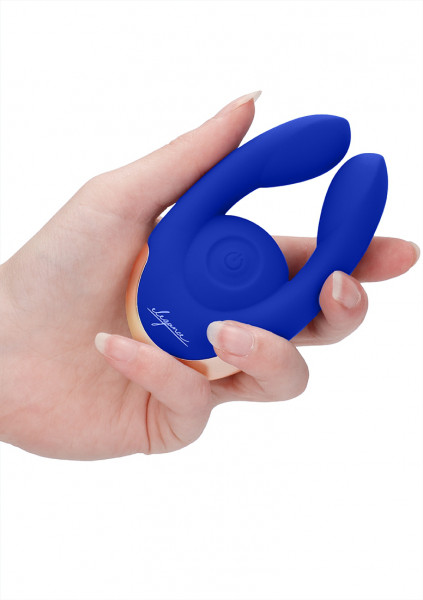 Dual Motor Clitoral Stimulator - Fancy - Blue - Vibrator