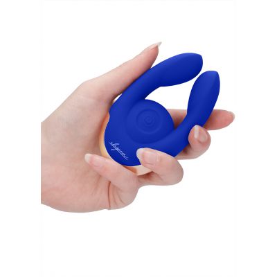 Dual Motor Clitoral Stimulator Fancy Blue Vibrator