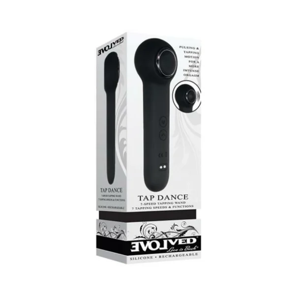 Evolved Tap Dance Rechargeable Silicone Black — image 5 of 5