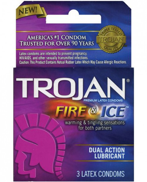 Trojan Fire & Ice - Box of 3