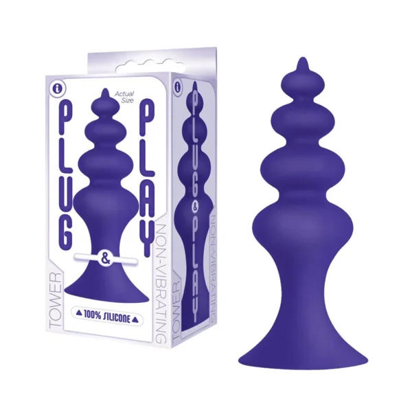 The 9's, Plug & Play, Silicone Plug, Tower, Plum