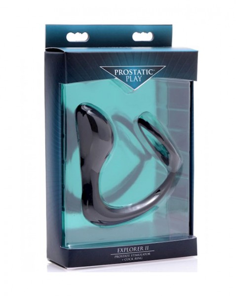 Explorer Ii Prostate Stimulator And Cock Ring - Black — image 2 of 10