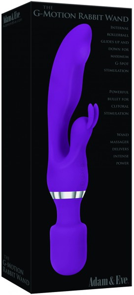 G-Motion 10" Wand Rabbit Vibrator