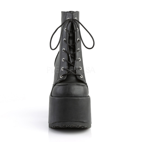 5 inches Chunky Heel, 3 inches P/F Lace-Up Ankle Boot, Metal Back Zip — image 6 of 20