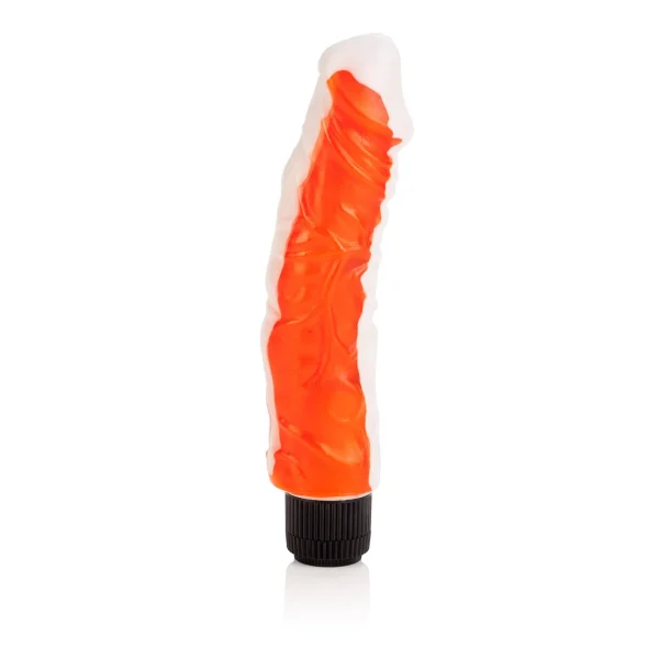 Funky Jelly Vibe 8 Inches - Orange-green