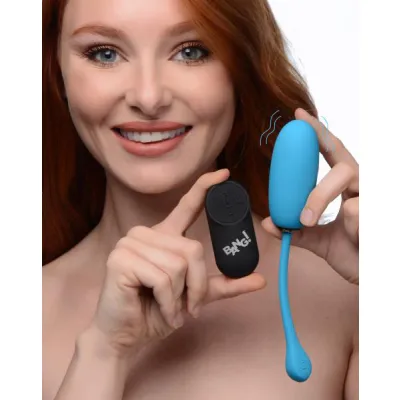 Remote Control 28x Silicone Plush Egg Blue