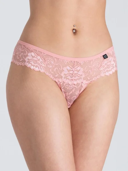 Lovehoney Flirty Pearl Blush Lace Thong