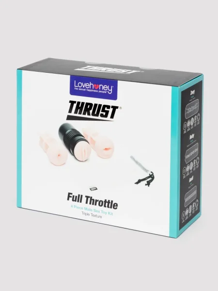 THRUST Pro Ultra Full Throttle Realistic Masturbator Cup Set (4 Piece)