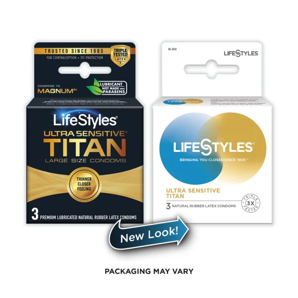 LifeStyles Ultra Sensitive Titan Condoms | Ultra Thin