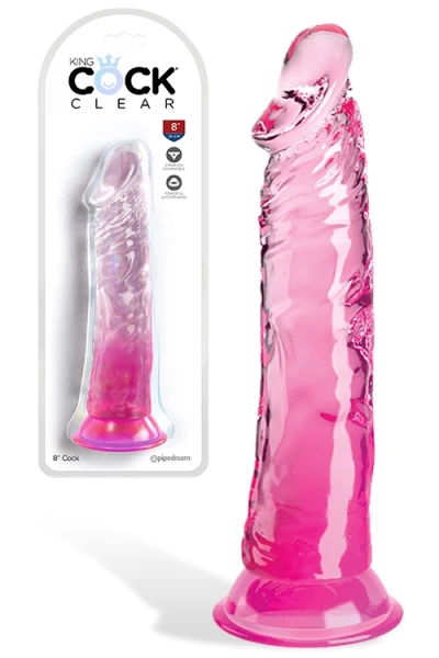 Pipedream King Cock 8" Dildo With Suction Base