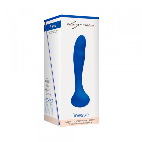 Elegance Rechargeable G-spot Vibrator - Blue