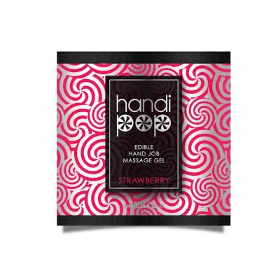 Handipop Hand Job Massage Gel Strawberry Single