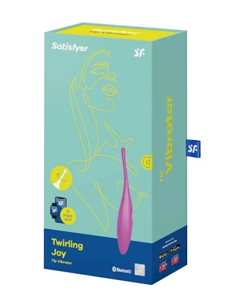 Satisfyer Twirling Joy - Violet - 7 Inch
