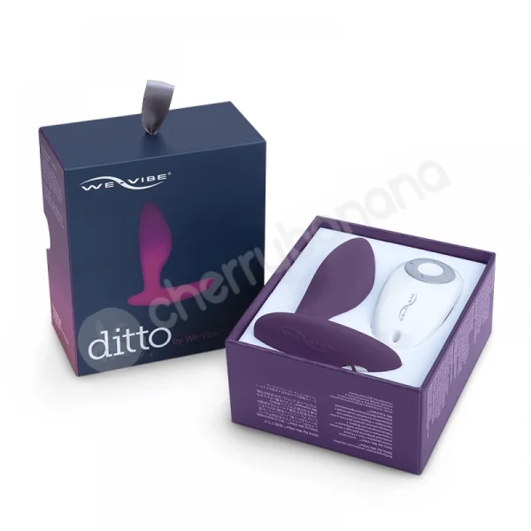 We-Vibe Ditto Remote & App Controlled Purple Butt Plug