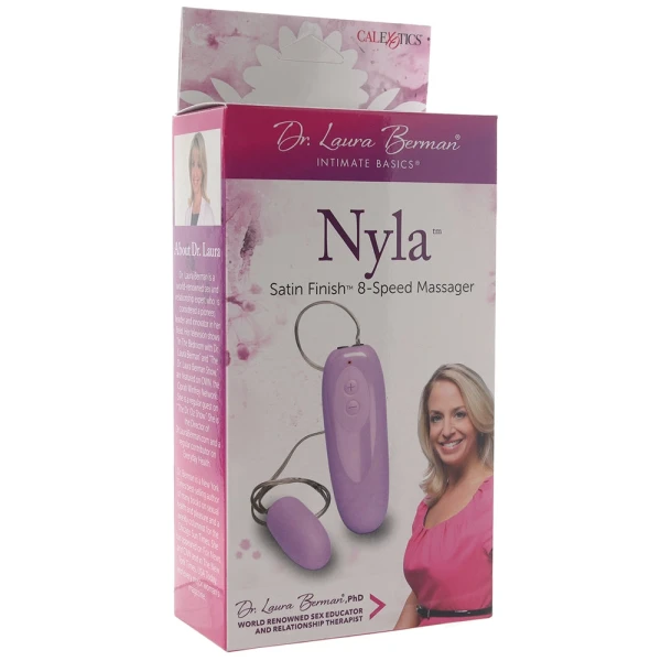 Dr. Laura Berman Nyla Satin Finish 8-Speed Massager