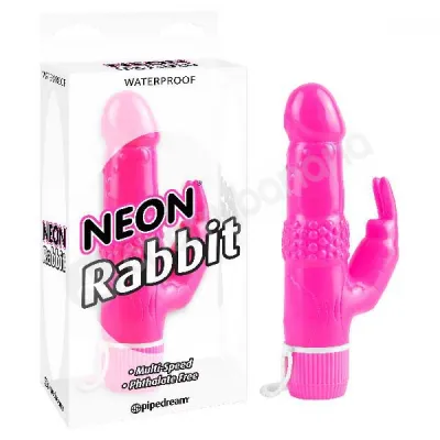 Neon Luv Touch Pink Rabbit Vibrator