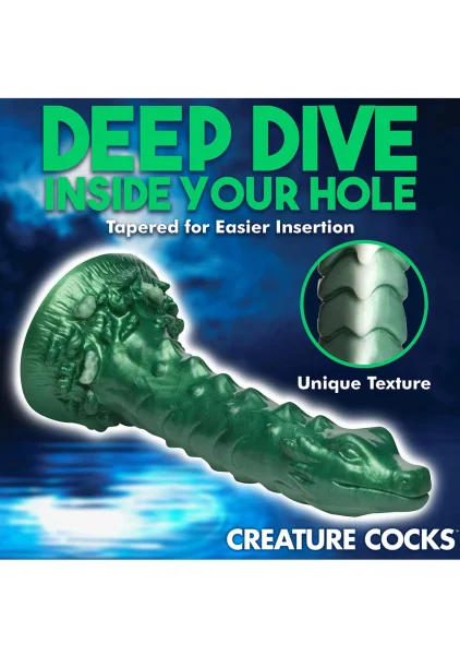 Creature Cocks - Cockness Monster Lake Creature Silicone Dildo