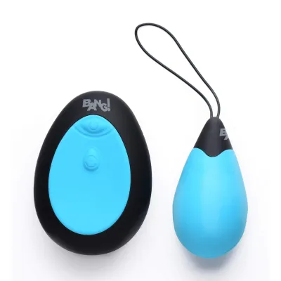 Bang 10x Silicone Vibrating Egg Blue