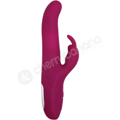 Adam Eve Eve s Twirling Rabbit Thruster Red Rotating Beads Thrusting Shaft Vibrator