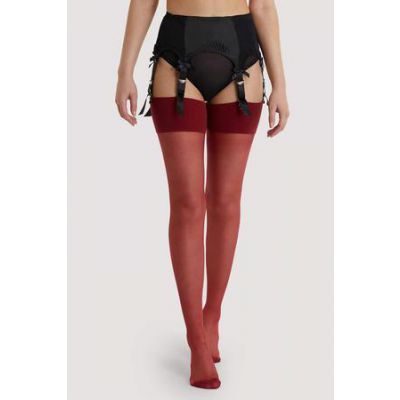 Seamed Stockings Playful Promises