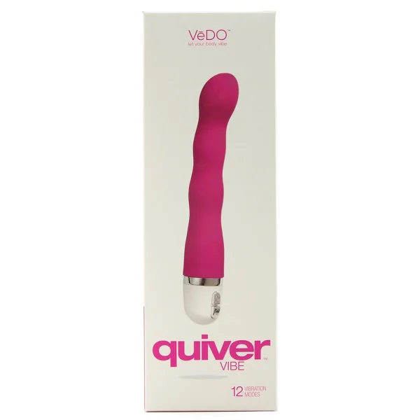 Quiver Silicone G-spot Vibe by VeDO - Hot In Bed Pink