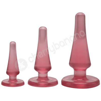 Crystal Jellies Pink Anal Initiation Kit