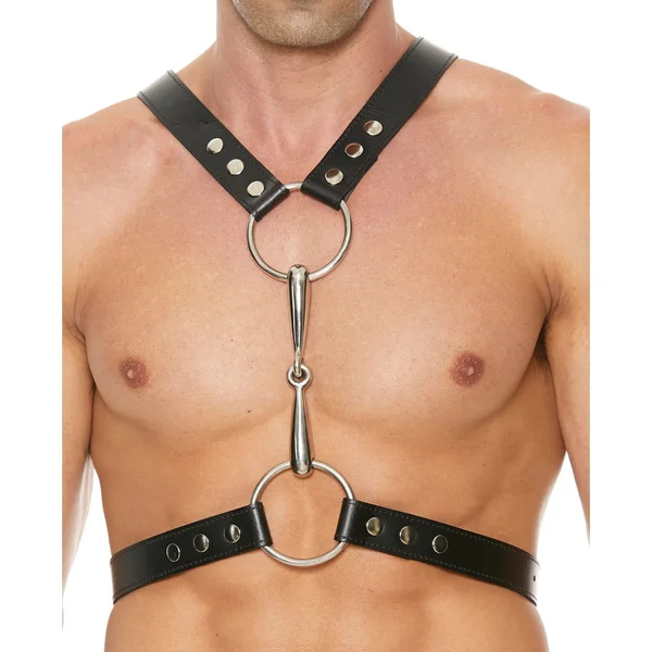 Shots Uomo Men's Harness with Metal Bit — image 5 of 7