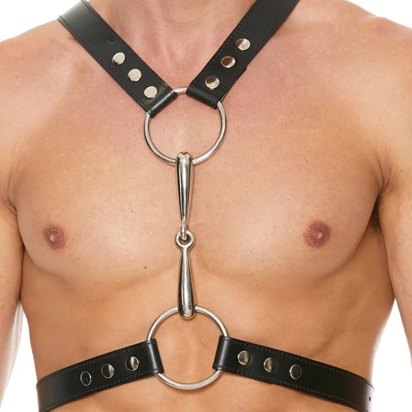 Shots Uomo Men's Harness with Metal Bit — image 4 of 7