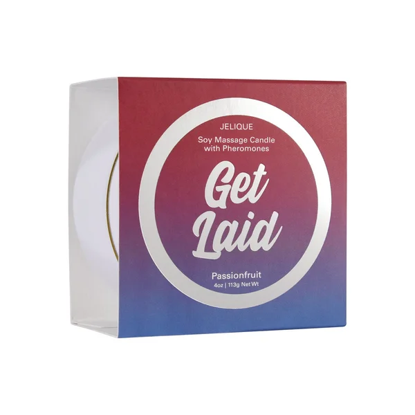 Jelique Massage Candle - 4 oz Get Laid Passion Fruit — image 5 of 8