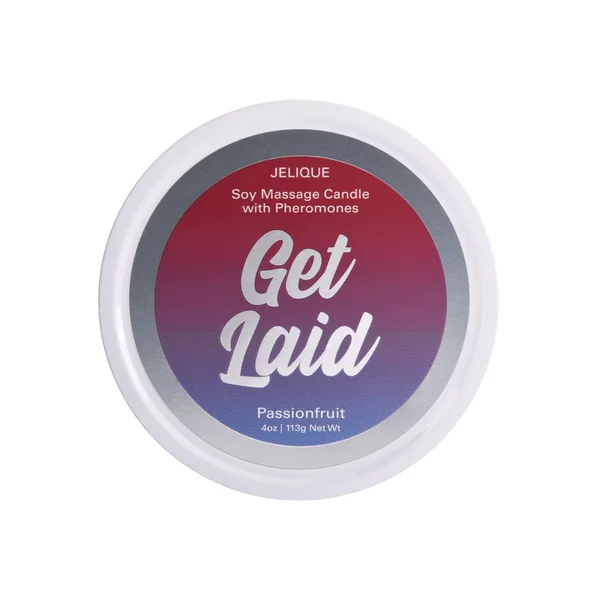 Jelique Massage Candle - 4 oz Get Laid Passion Fruit — image 8 of 8