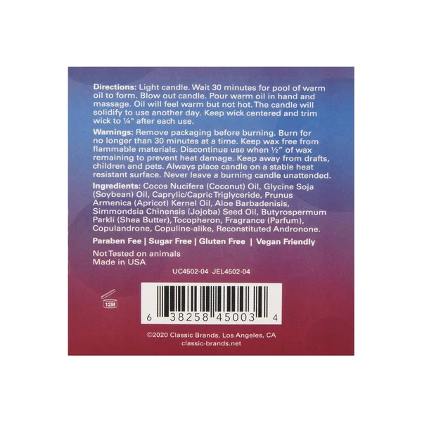 Jelique Massage Candle - 4 oz Get Laid Passion Fruit — image 7 of 8