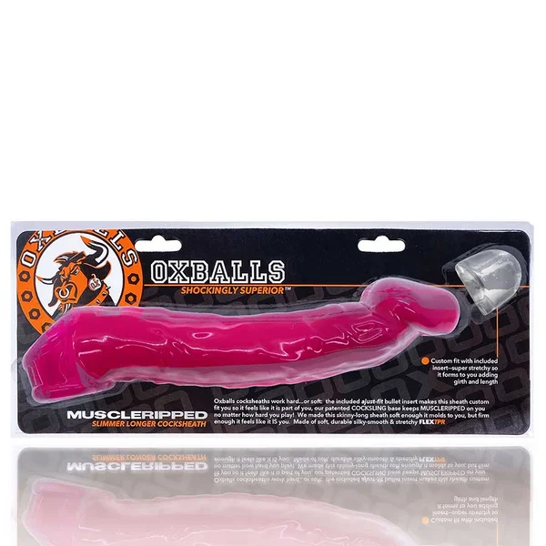 Oxballs Muscle Ripped Realistic Cock Sheath Extender Sleeve — image 17 of 17