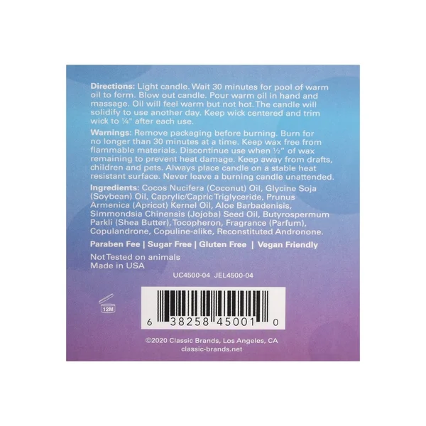 Jelique Massage Candle - 4 oz Fuck Me Vanilla Sugar — image 8 of 10