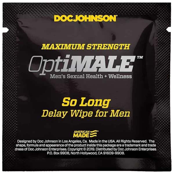 Optimale So Long Delay and Prolonging Wipes | Desposible 10 Pack — image 2 of 3