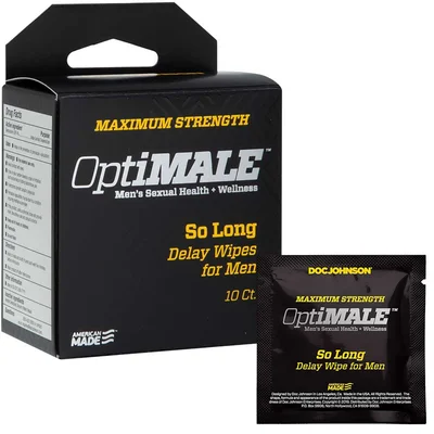 Optimale So Long Delay and Prolonging Wipes Desposible 10 Pack