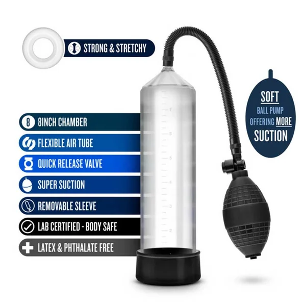 Performance VX101 Male Enhancement 9.5 Inch Penis Pump by Blush Novelties — image 6 of 6