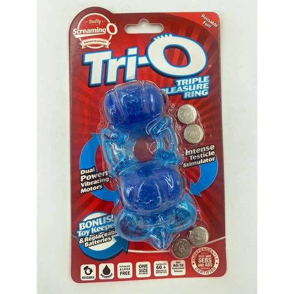 Screaming O Tri-O Dual Vibrating Cock and Ball Ring — image 5 of 10
