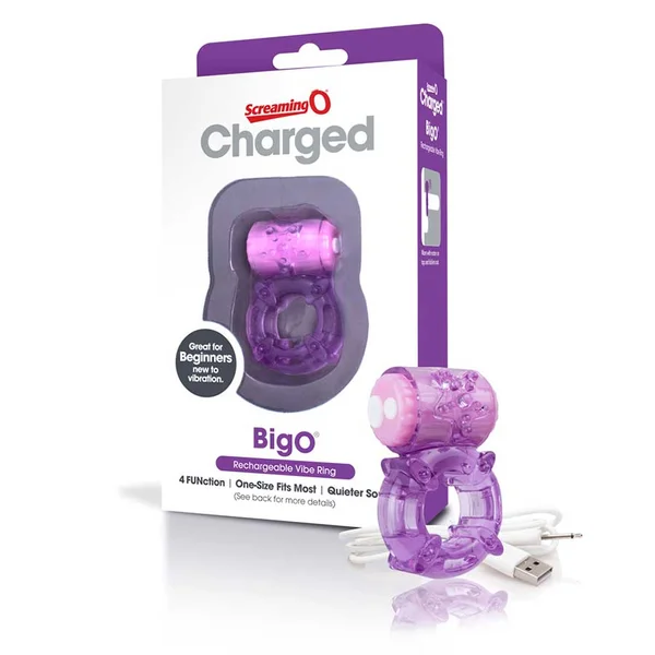 Screaming O Charged Big O Rechargeable Vibrating Cock Ring — image 11 of 11