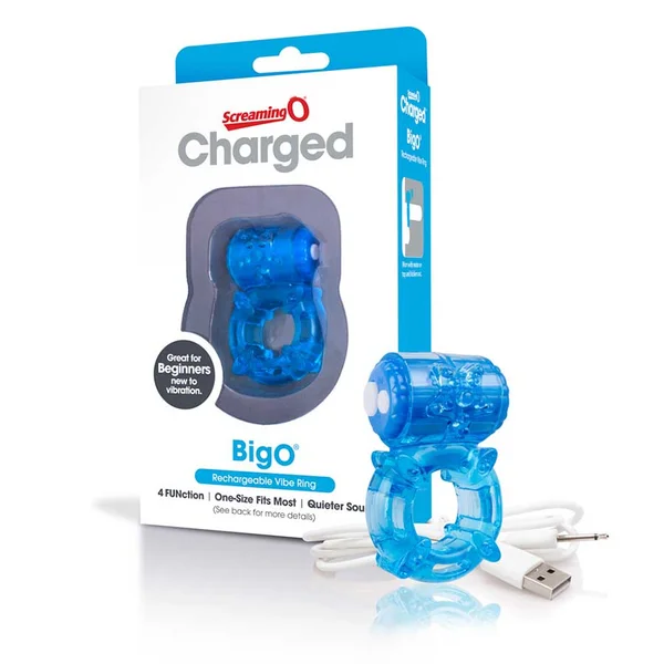 Screaming O Charged Big O Rechargeable Vibrating Cock Ring — image 10 of 11