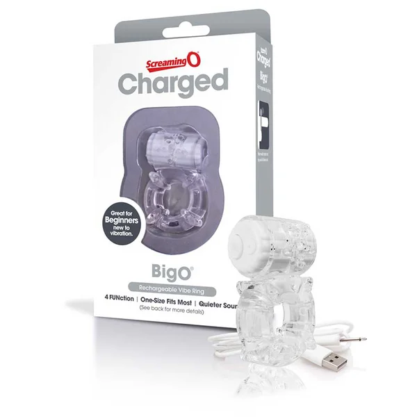 Screaming O Charged Big O Rechargeable Vibrating Cock Ring — image 9 of 11