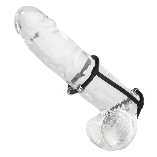 Steel Beaded Black Silicone Penis Enhancer Cage by Cal Exotics — image 3 of 8