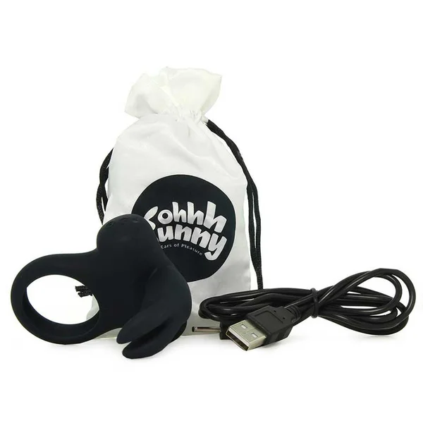 VeDo Frisky Bunny Rechargeable Vibrating Silicone Rabbit Cock Ring — image 8 of 9