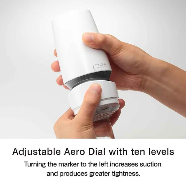 Tenga Aero Cobalt Ring Adjustable Suction Masturbator — image 6 of 6