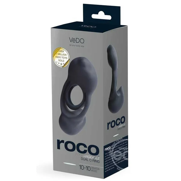 VeDo Roco Rechargeable Dual Vibrating Silicone C-Ring — image 9 of 10