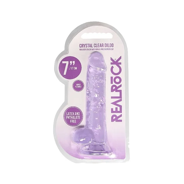 Realrock Realistic Dildo With Balls 7 inches — image 10 of 11