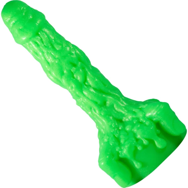 The Toxxxic Avenger ☢️ Glow-In-The-Dark 8.5" Silicone Limited Edition Fantasy Dildo By Uberrime