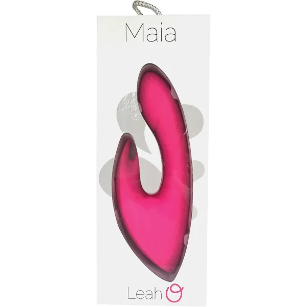 Maia LEAH Rechargeable Waterproof Silicone 10-Function Rabbit Vibrator - Pink — image 5 of 5