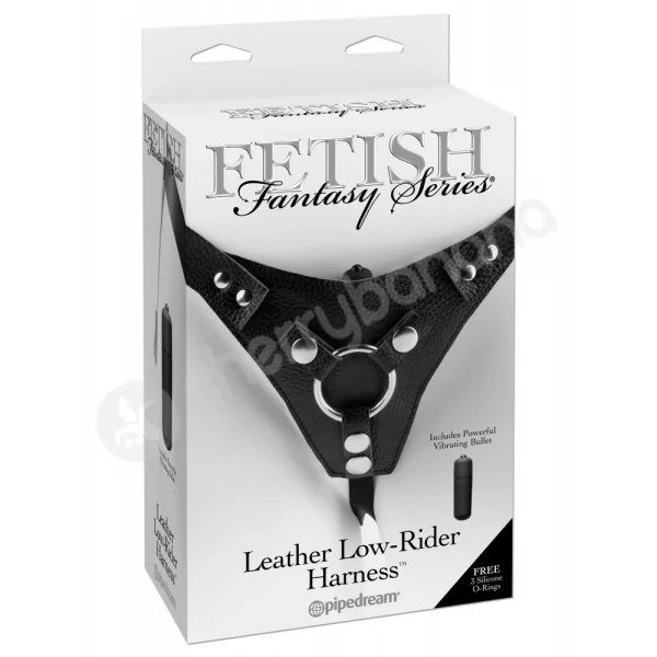 Fetish Fantasy Series Leather Low-rider Harness